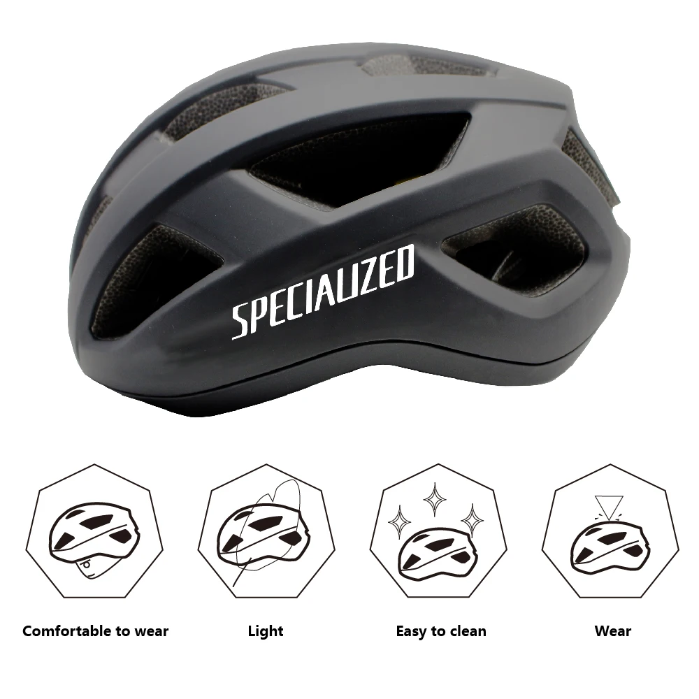 Bicycle helmet Breathable lightweight pneumatic mountain bike riding equipment for men and women