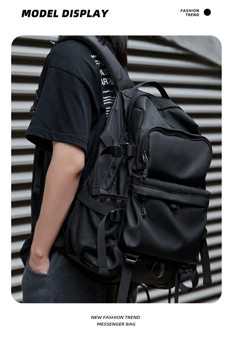 MOYYI Light Weight Casual Laptop Backpack for Men Large Space Waterproof Travel Daypack Women Teenage School Book Bag Bagpack