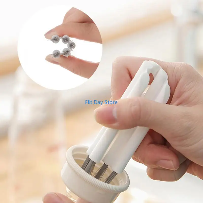 F92C Kitchen Mini Cup Стеклянная крышка чистящая кисточка для очистки бутылки многоцелевой щетки многоцелевой