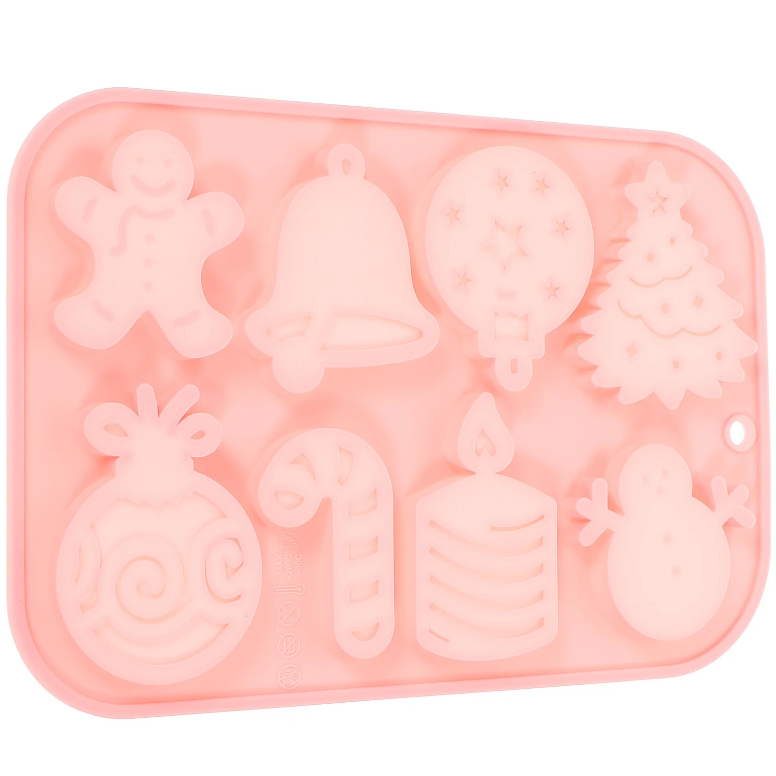 Cetakan Silikon Anti Lengket untuk Kue Cokelat, Kue Kering, Alat DIY Natal, Cetakan Silikon Natal untuk Cokelat