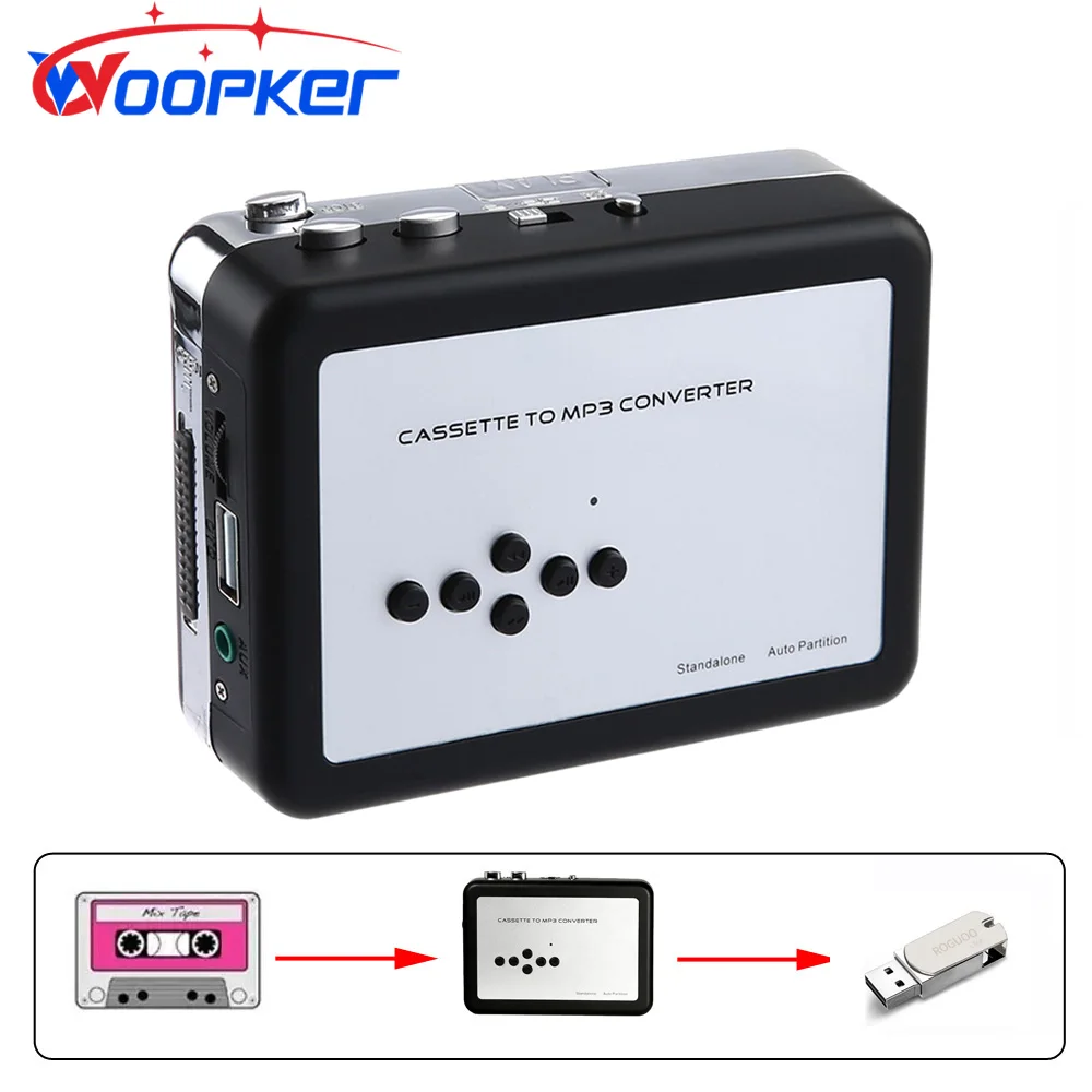 קלטת קלטת כדי MP3 ממיר USB לכידת קלטת ווקמן קלטת נגן המרת קלטות U-דיסק
