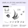 GROINNEYA Premium Cluster Lash Extension Kit 5