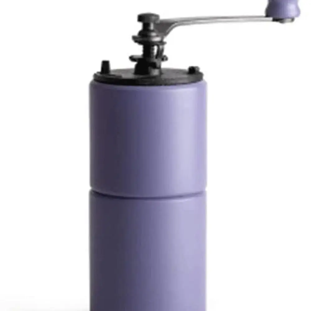 

Ceramic Burr Hand Coffee Grinder with Adjustable Coarseness for Home, Office, and Travel - Purple