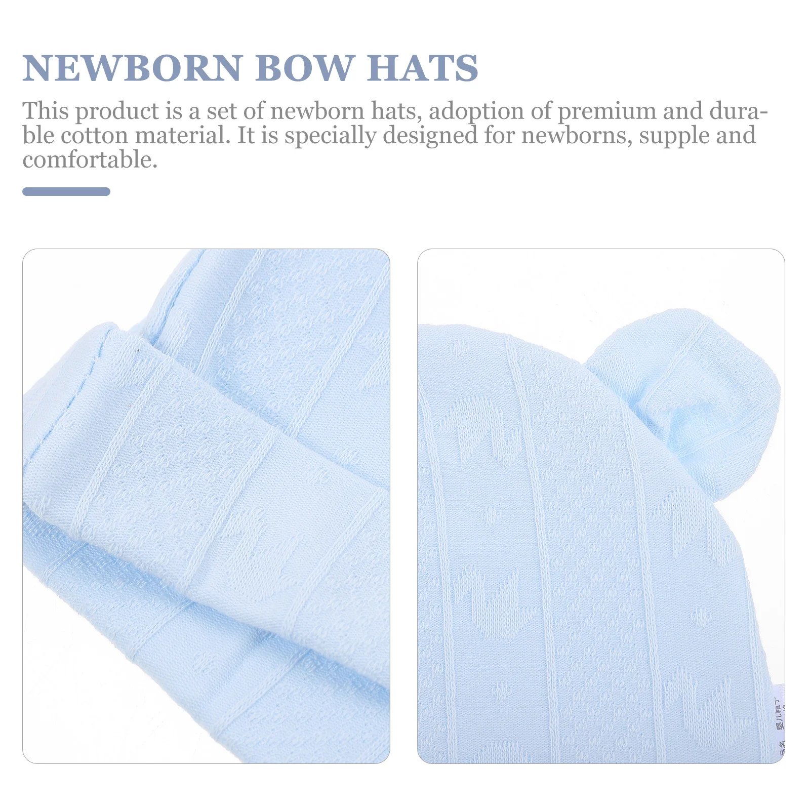 Czapka niemowlęca w kształcie uszu, bawełniana czapka dla niemowląt, turban dla noworodka, gruba, ciepła czapka, akcesoria dla dzieci, prezent dla dziecka, zima, wiosna, jesień