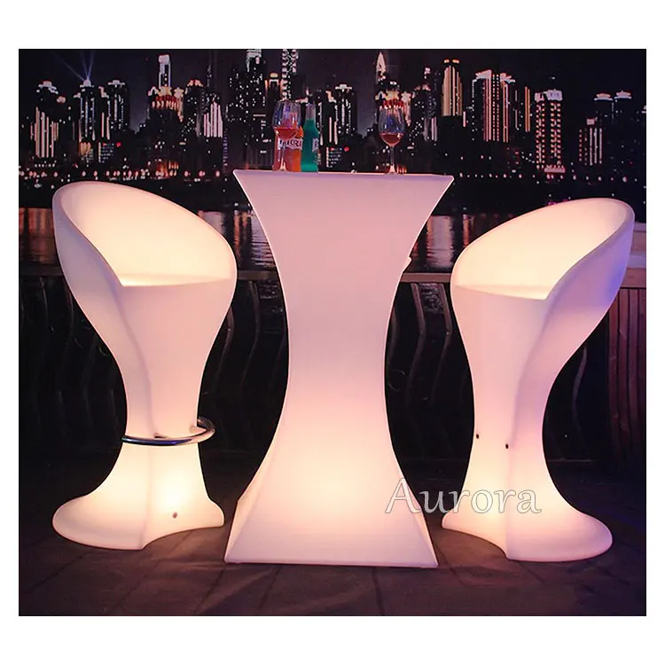 High Table Portable High Cocktail Tables Events Led Bar Furniture Light Up Cocktail Table Night Club Party Rental Equipment