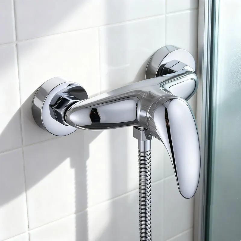 1pcs Bathroom Water Heater Shower Mixing Valve Shower Faucet with Hot Cold Water Mixing Valve Shower Faucet Shower Tap Switch