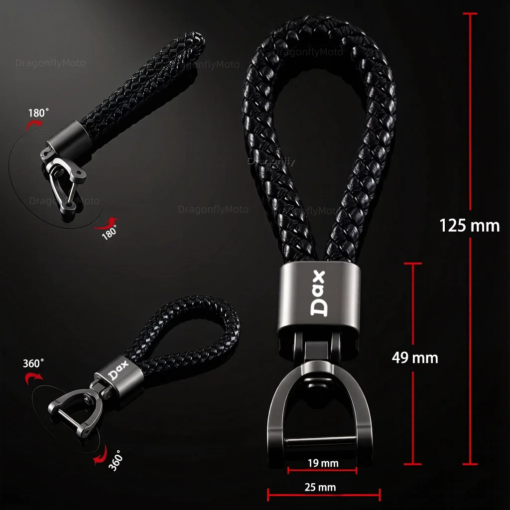 Motorcycle Keychain Keyring With Logo FOR HONDA DAX125 ST125 ST 125 2022-2026 DAX 125 Motorbike Key Chain Ring Accessories