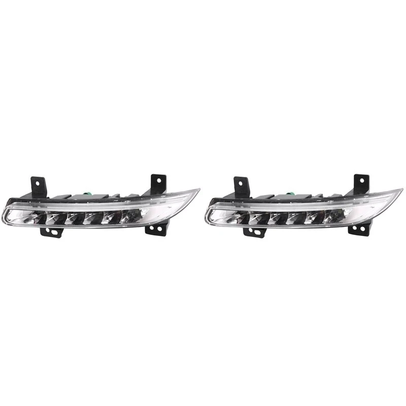 Superior-2X Left Front Fog Lamps Daytime Running Light 266005986R For Renault Fluence Models 2014+ Car LED Fog Light Driver