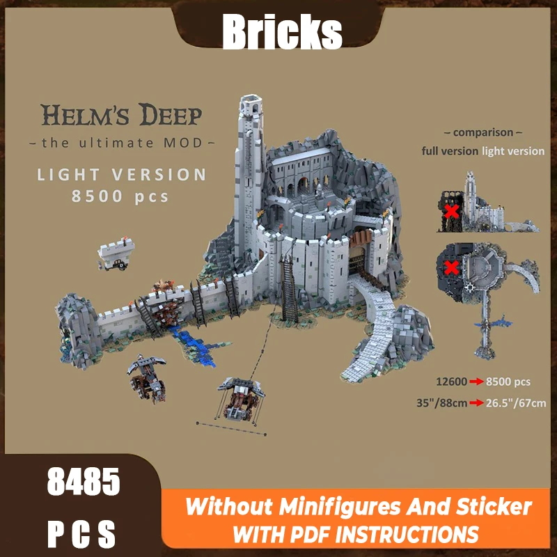 

Exquisite new product MOC building block ring movie scene model Abyss City technology modular children's toy gift DIYassemblyset