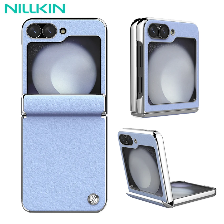 

Чехол для Samsung Galaxy Z Flip 7 FE NILLKIN CamShield Flip Leather Case Gentle On Skin Ультратонкий чехол для Samsung Z Flip6 5G