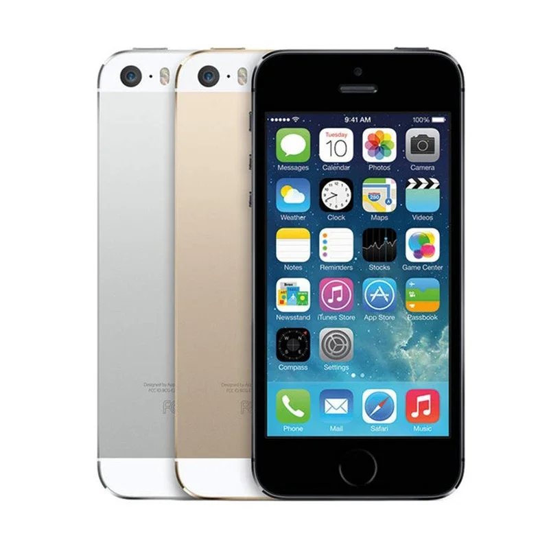 شاشة Apple iPhone 5S 4G 4.0 بوصة بحالة جيدة بطارية 1560 مللي أمبير مستعملة