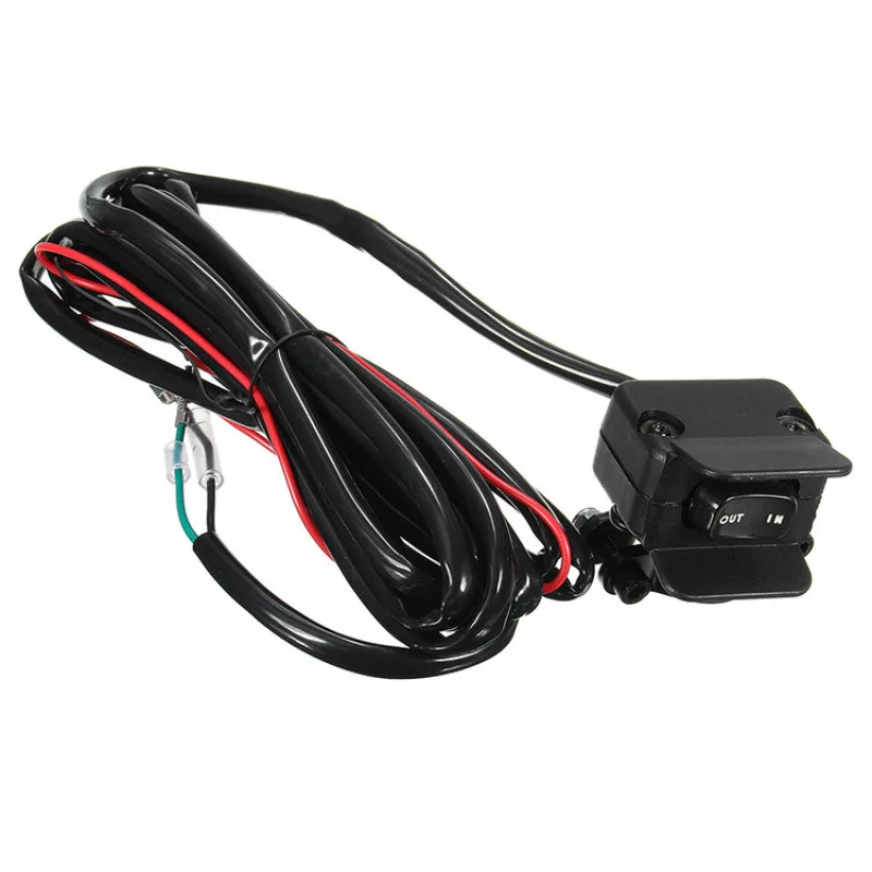 Wireless Remote Control Kit & Switch Relay for Electric Winch - for KFI, WARN,Ramsey SUPERWINCH Champion Handlebar Controllers