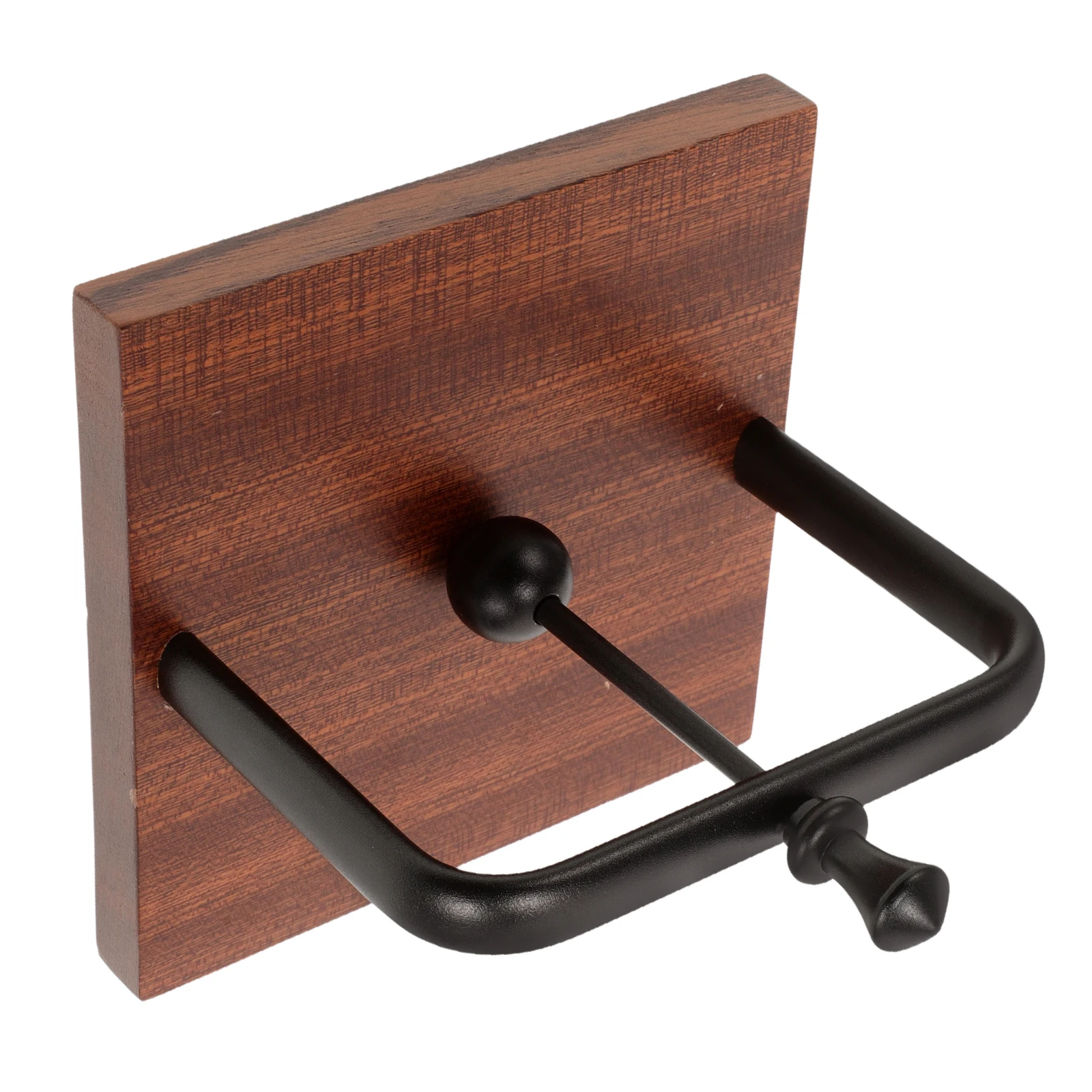 

Standing Napkin Holder Vertical Dispenser Sapele Wood Modern Household Bathroom Guest Paper Towel Rack