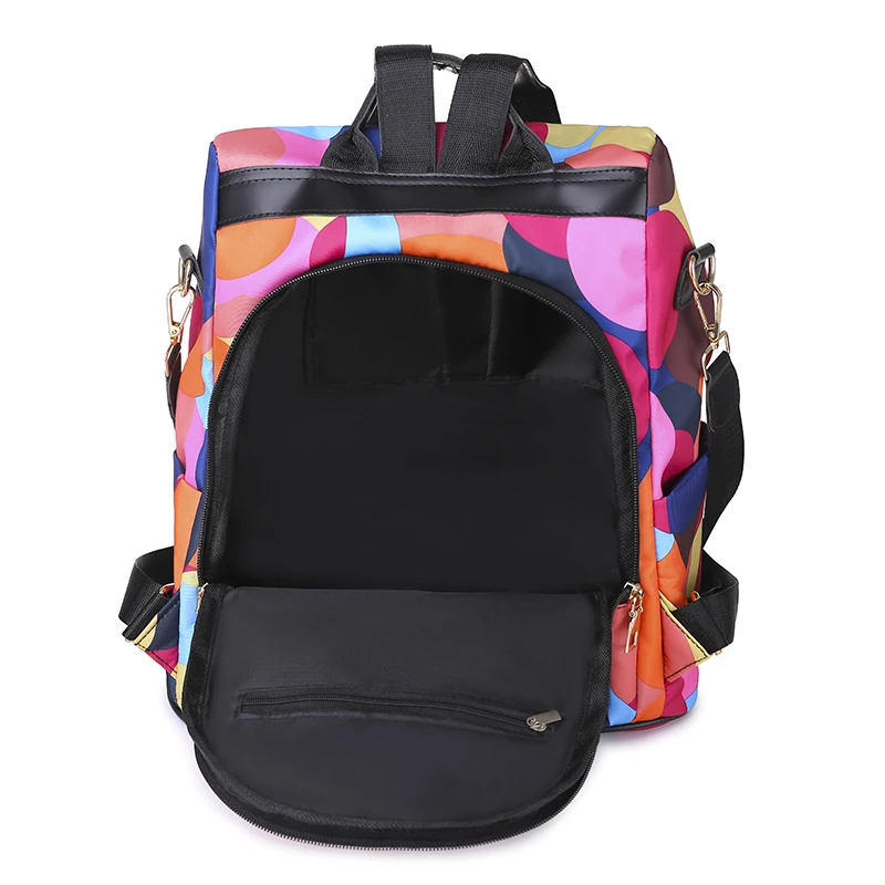 2024 Waterproof Oxford Women Backpack Fashion Anti-theft Women Backpacks Print School Bag High Quality Large Capacity Backpack