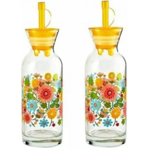 Pasabahce Village 2 Pcs Flower Patterned Yağlık Lemon Squeezer 43804