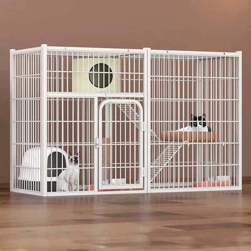 

Cat cage, large square tube cat cage villa breeding universal
