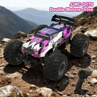 JJRC Q175 RC Cars Off Road 1:18 20 Km/h 2.4GHz Double Motors Drive with LED Light Remote Control Cars Drift Truck Toys Christmas
