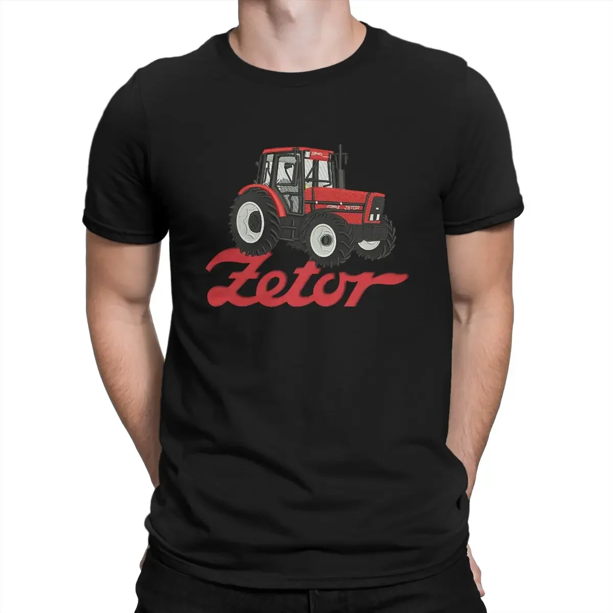 Short Sleeve Zetor T Shirt Round Neck Tops Graphic Printed Men's T-Shirt Company Tractor Casual Pure Cotton Tee Shirt  clothing