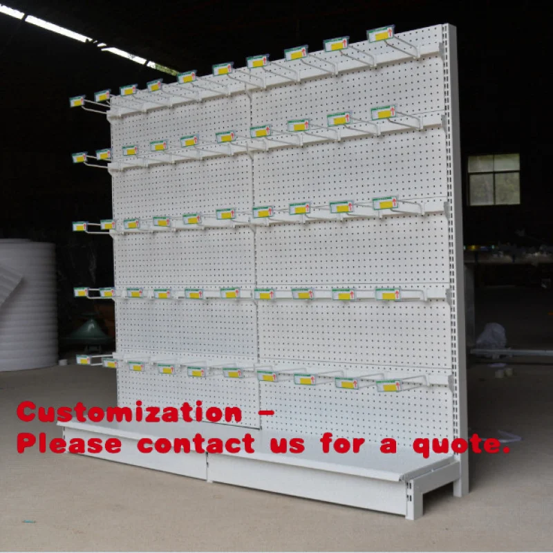 

Customize.Hook Style Supermarket Shelf Spices and Snacks, Convenience Store Shelf, Single-Sided Wall-Mounted Multi-Layer She