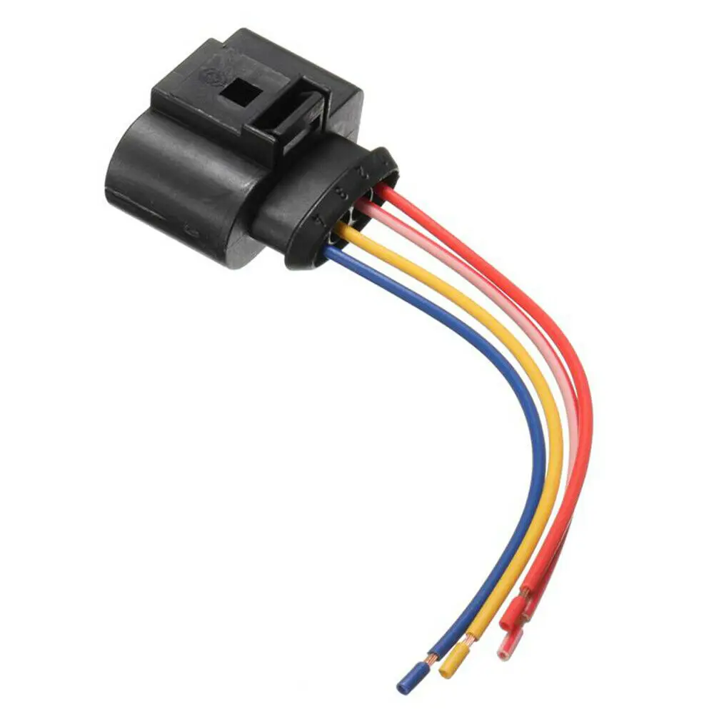 Conector de bobina de encendido, arnés de enchufe de cableado 1J0973724 para Volkswagen para Audi A4 A6, 1 ud.