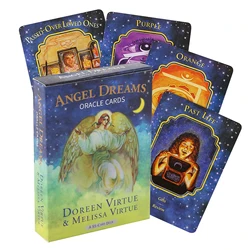 Message magique des cartes oracle de rêve d’ange, divination mystérieuse, jeu de cartes Tarot du destin en anglais, cartes de jeu de société pour enfants