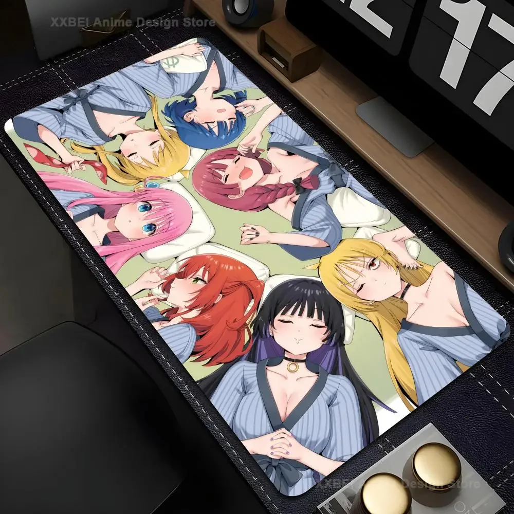 

Anime B-Bocchi The Rock! Mousepad Large Computer Gaming Accessories MousePads Desk Mats Anti-slip Laptop Soft Mice Pad