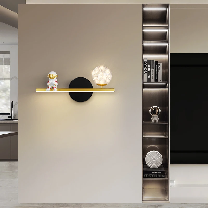 Applique Murale LED Créative pour Chambre d'Enfant, Astronome, Ludéviation, Salon, Allée