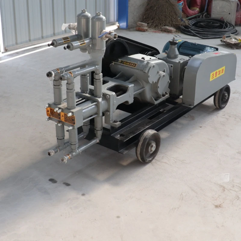 

Mine variable mortar grouting pump spot engineering reinforcement double cylinder double liquid