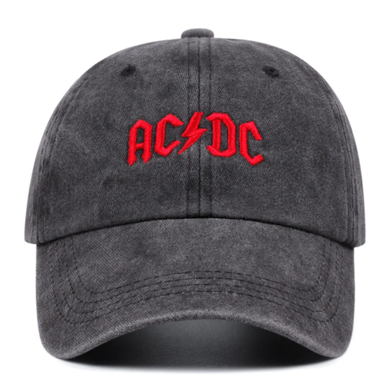 

AC/DC - embroidered vintage - wash cap - for rock concerts/music festivals/for men&women