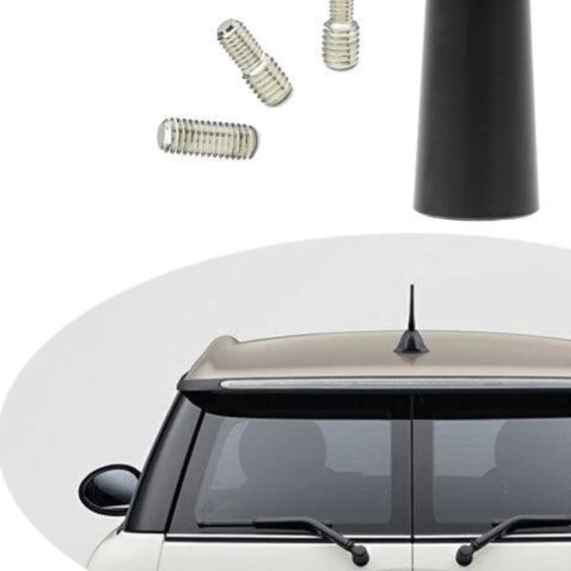 Car Antenna Mini Short 6.5cm High Sensitivity Strong FM AM Radio Signal Car Roof Mount Accessory for All Vehicle Types