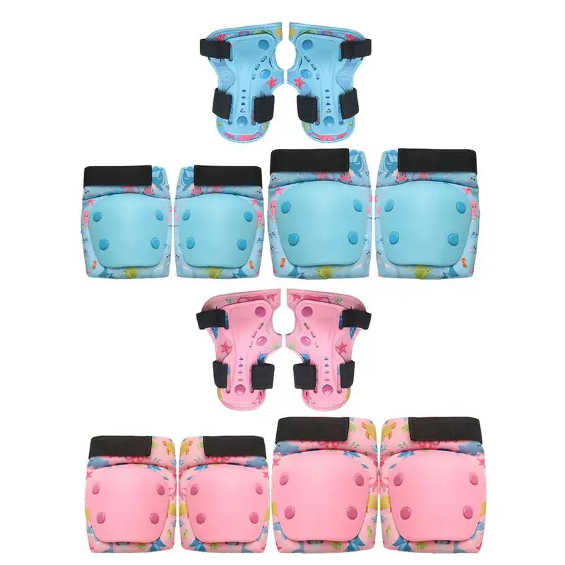 

Protective Gear For Skating Knee And Elbow Pads Adjustable Kids Skateboard Scooter Roller Skating Cycling Protection Gear