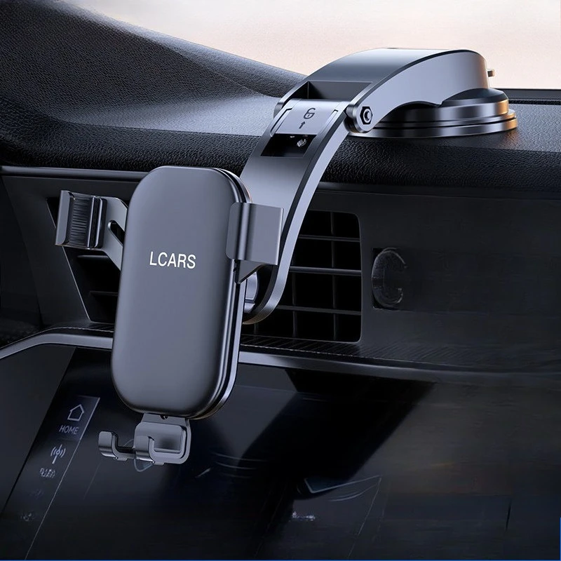 2026 New Car Phone Holder, Suction Cup Type for Center Console Dashboard, Special for In-Car Navigation. New Phone Navigation and Entertainment Support Bracket, Vacuum Suction (Gravitational Vertical Placement of Phone, Cannot be Placed Horizontally)