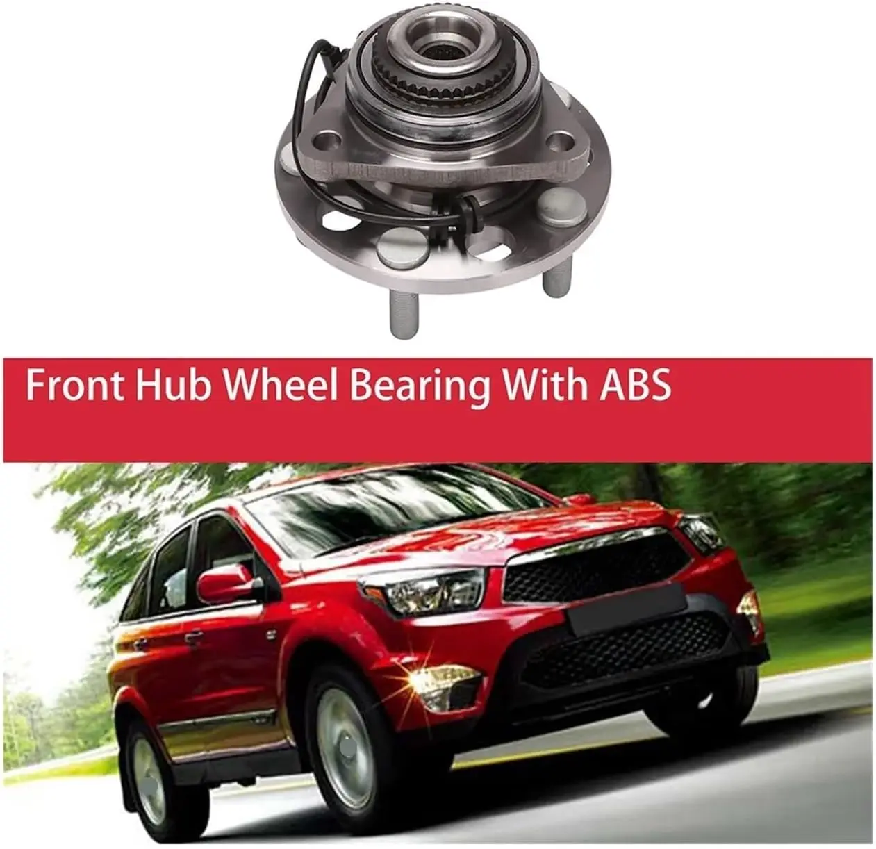 Car Front Hub Wheel Bearing With ABS Compatible For Ssangyong Actyon I Kyron Rexton 2013-2020 4142009405