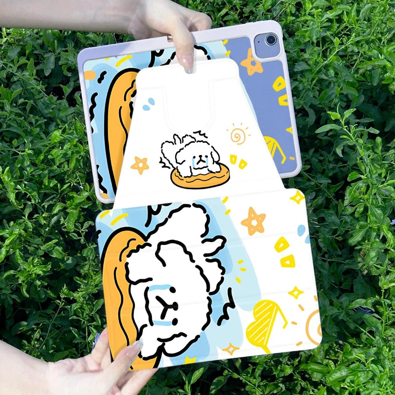 Tearful Puppy Protective Cover for 2021 10.2 7/8/9 Generation Pro 11 2nd 3rd 4th Ipad 2017 2018 9.7inch Ipad Mini 6 Cover Funda