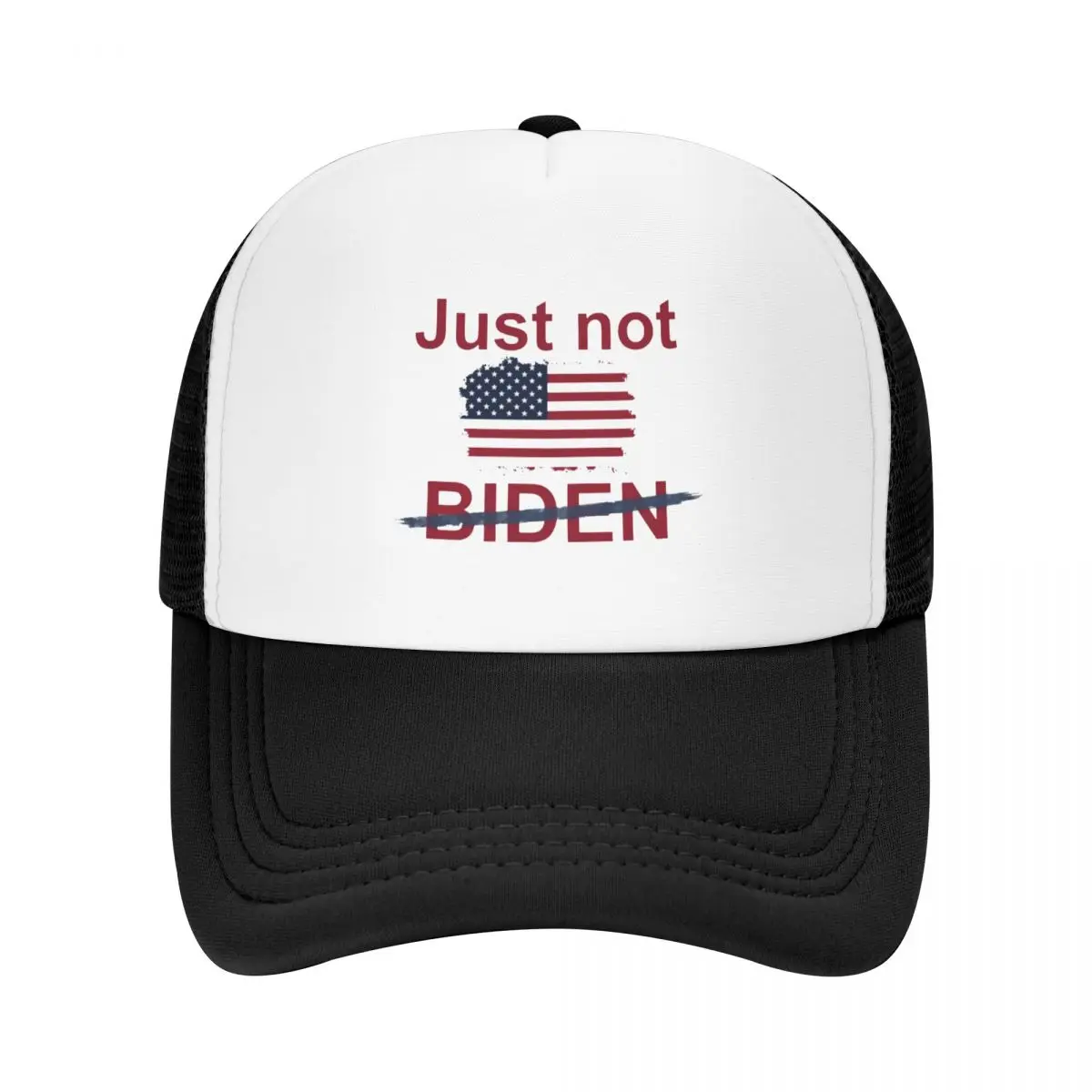 

NEW Unisex Hats Just Not Biden Mesh Baseball Cap Casual Dad Hat Trucker Caps