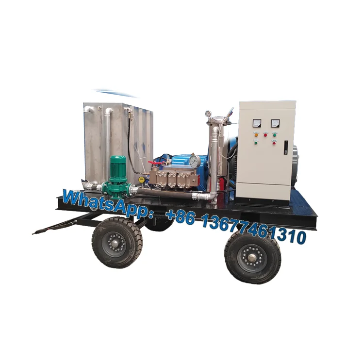 Industrial Grade Ultra High Pressure Water Jet Cutter for Continuous Concrete Demolition Controlled Surface Scarifying.