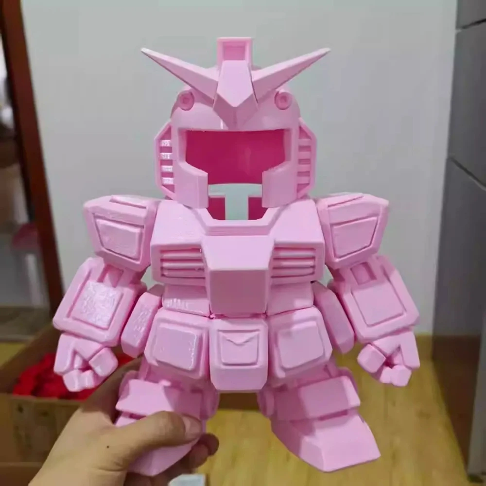 غطاء روبوت مطبوع ثلاثي الأبعاد لطيف لكاميرات المراقبة المتوافقة مع ديكور المنزل Xiaomi C700 Kawaii #3