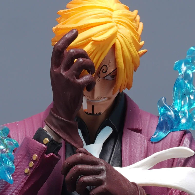 

Tenhui Sanji Action Figure 25CM PVC Painted Aura Effect Collectible Model Desktop Ornament For Anime Manga Otaku Fans