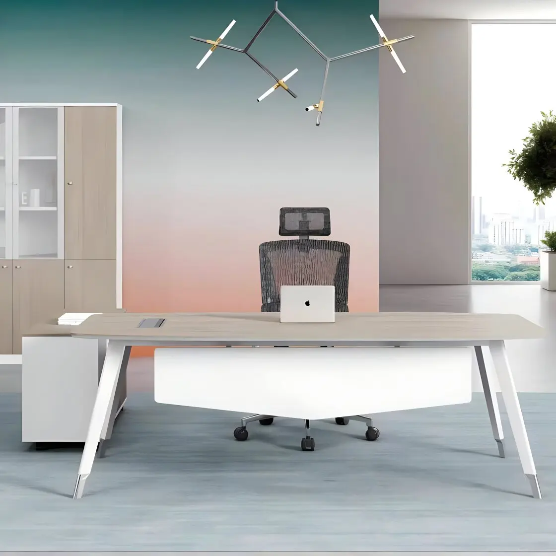 Ceo luxury executive office desk  modern office furniture customize