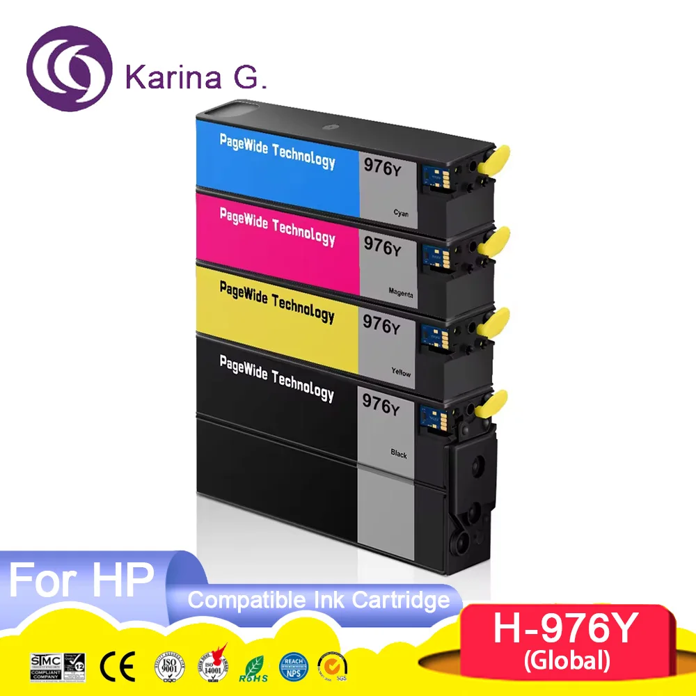 

Картридж с пигментными чернилами для hp 976Y, совместимый с HP Pagewide pro 552dw/dn/577dw/z, P55250dw/P57750dw