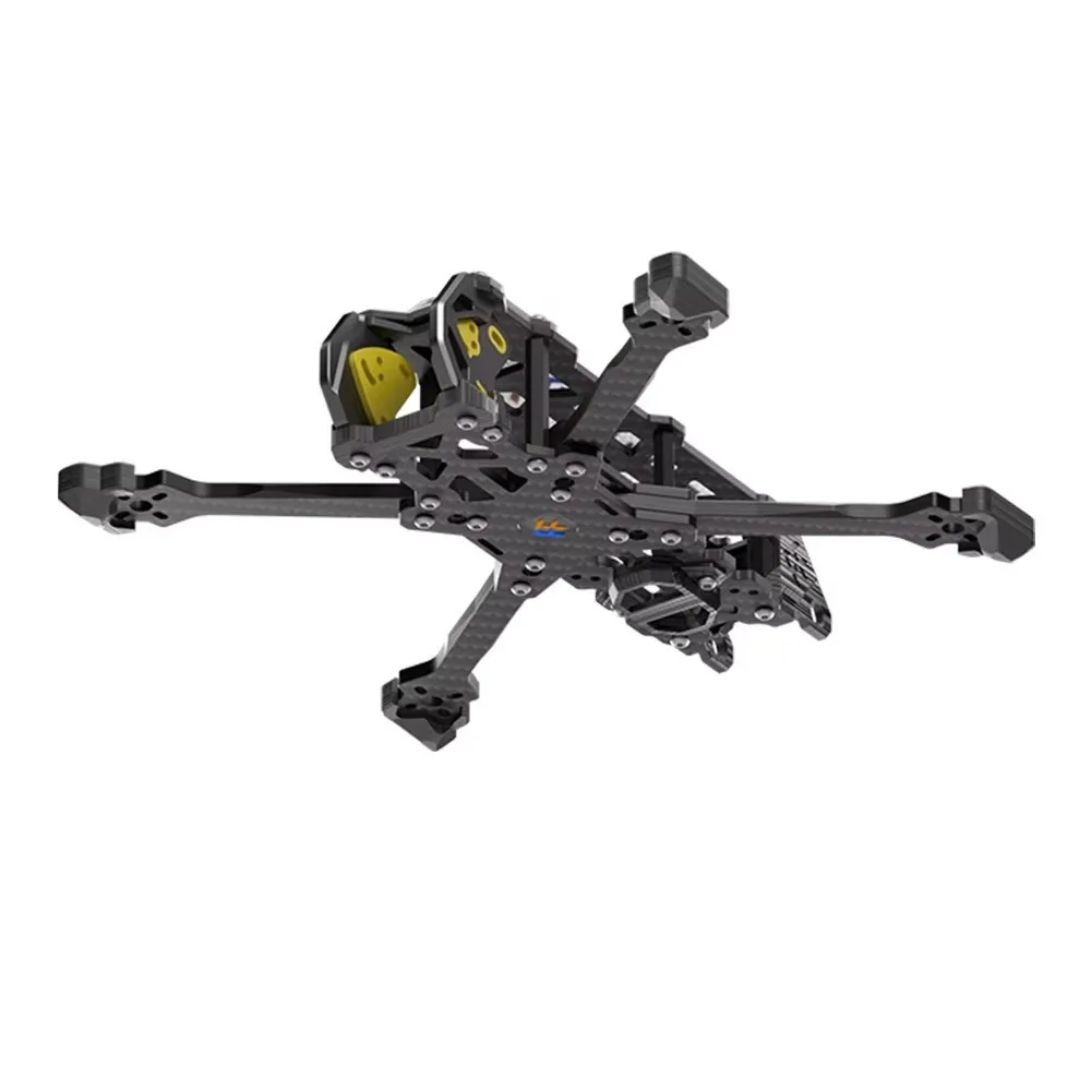 FlyFishRC Volador VX3 VX3.5 O4 Kit de marco de estilo libre compatible con unidad de aire DJI O3/O4 PRO para kit de Dron de carreras con control