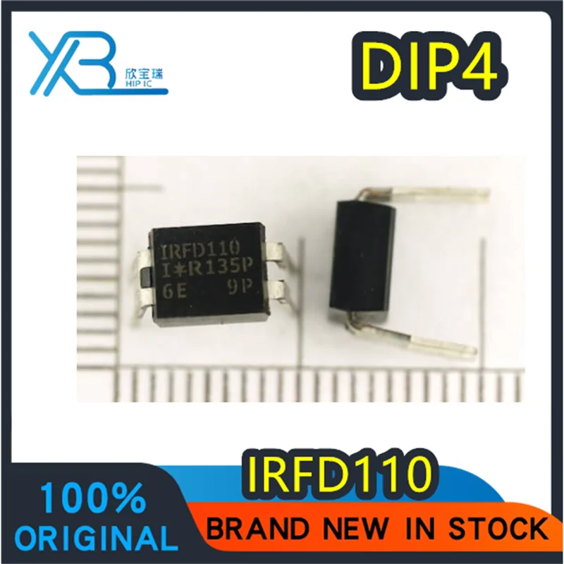 

(10/50 pieces) IRFD110PBF IRFD110 DIP-4 FET, brand new, original, in stock, fast shipping