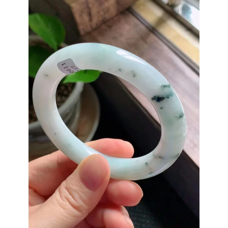 Floating Flowers Bracelet Pingzhou Jewellery Jade round Bar