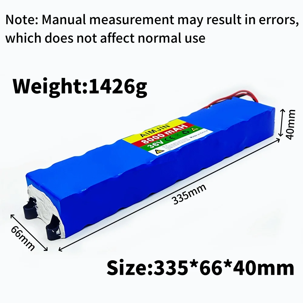 10S3P 36V 8000mAh Li-ion Battery For Xiaomi M365/1S Special Battery Pack with BMS Electric Scooter Battery Pack+42v 2a charger