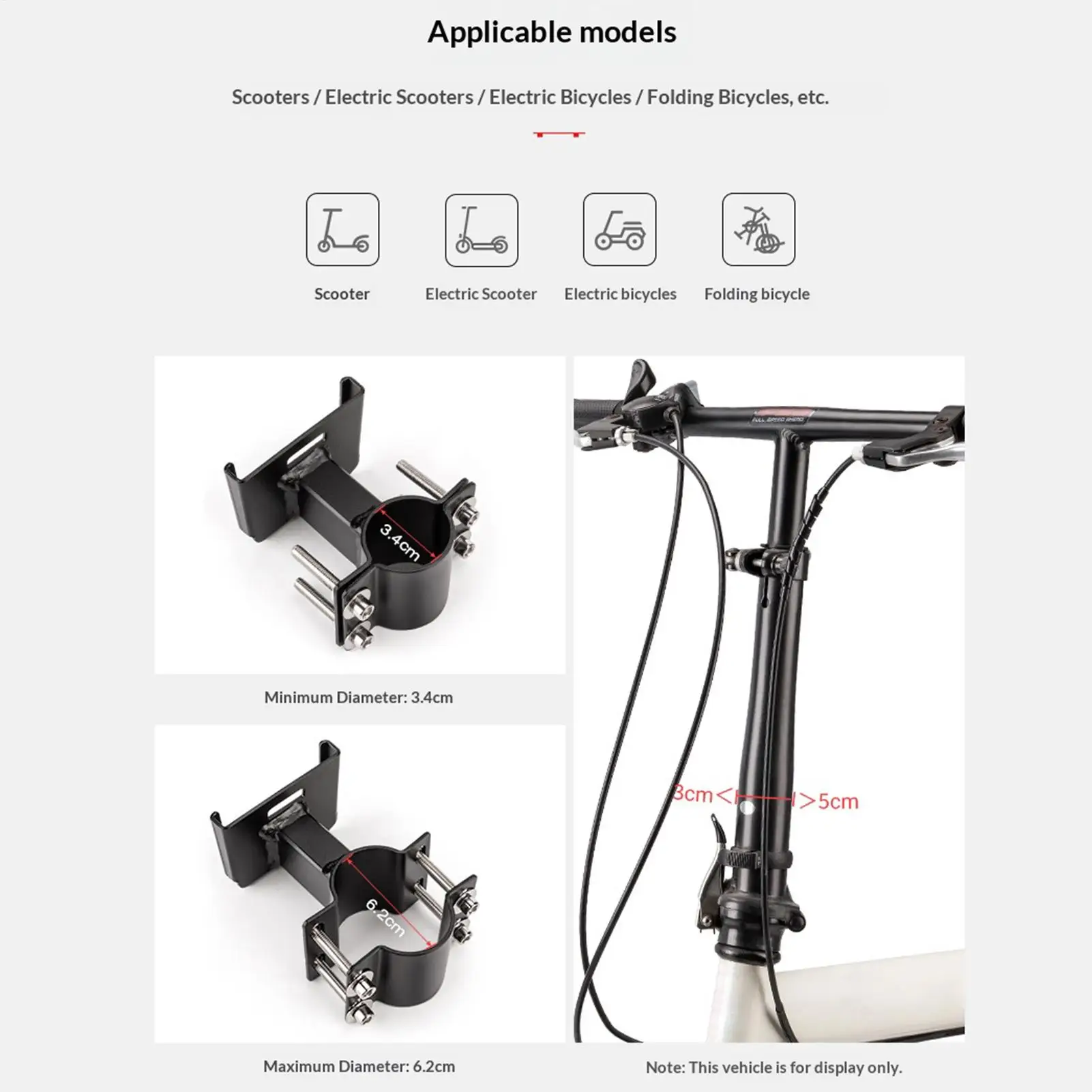 

Kids Bike Basket Quick Release Handlebar Mount With Handle Front Basket For Electric Bike For Road Mountain Electric Scooter