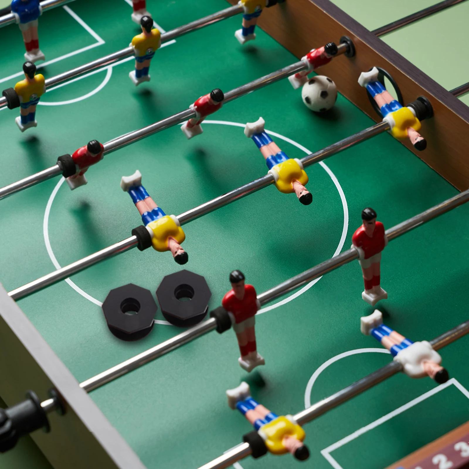 8 คู่ Foosball Men เปลี่ยนเครื่องแบริ่งพลาสติกอะไหล่ตารางเกมฟุตบอลอุปกรณ์เสริมการหมุนเรียบ