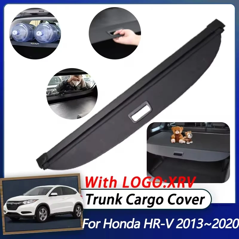 

Rear Cargo Cover For Honda HR-V HRV HR V Vezel RU 2013~2020 Trunk Luggage Curtain Organizer Retractable Shield Accessories