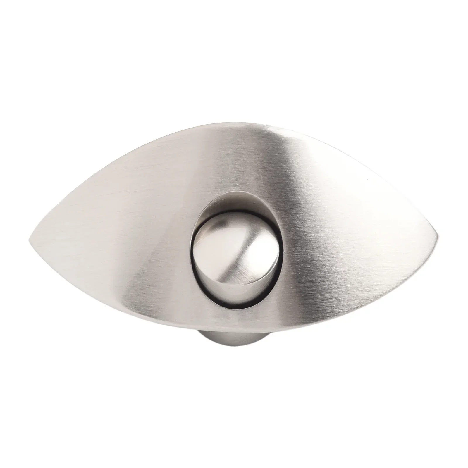 

Easy Installation Motorhome Cabinet Convenient Easy Installation Half Moon Design Latch Button Push Lock Nylon Base
