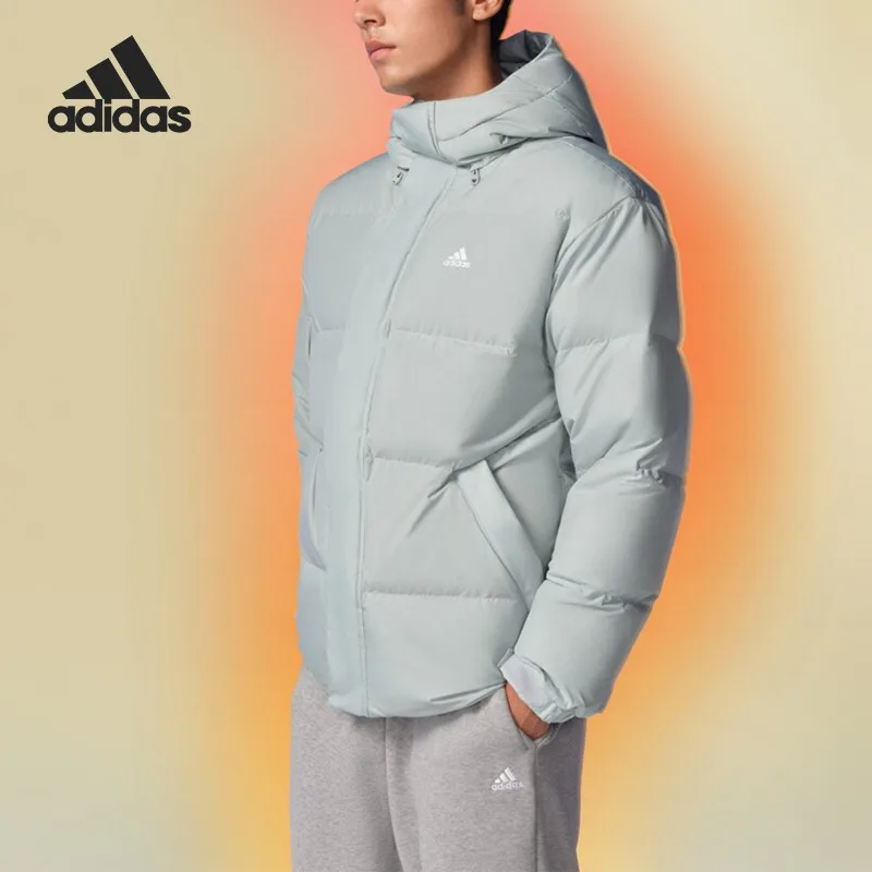 Adidas Winter Men's and Women's Hooded Warm Sports Down Jacket IV7561