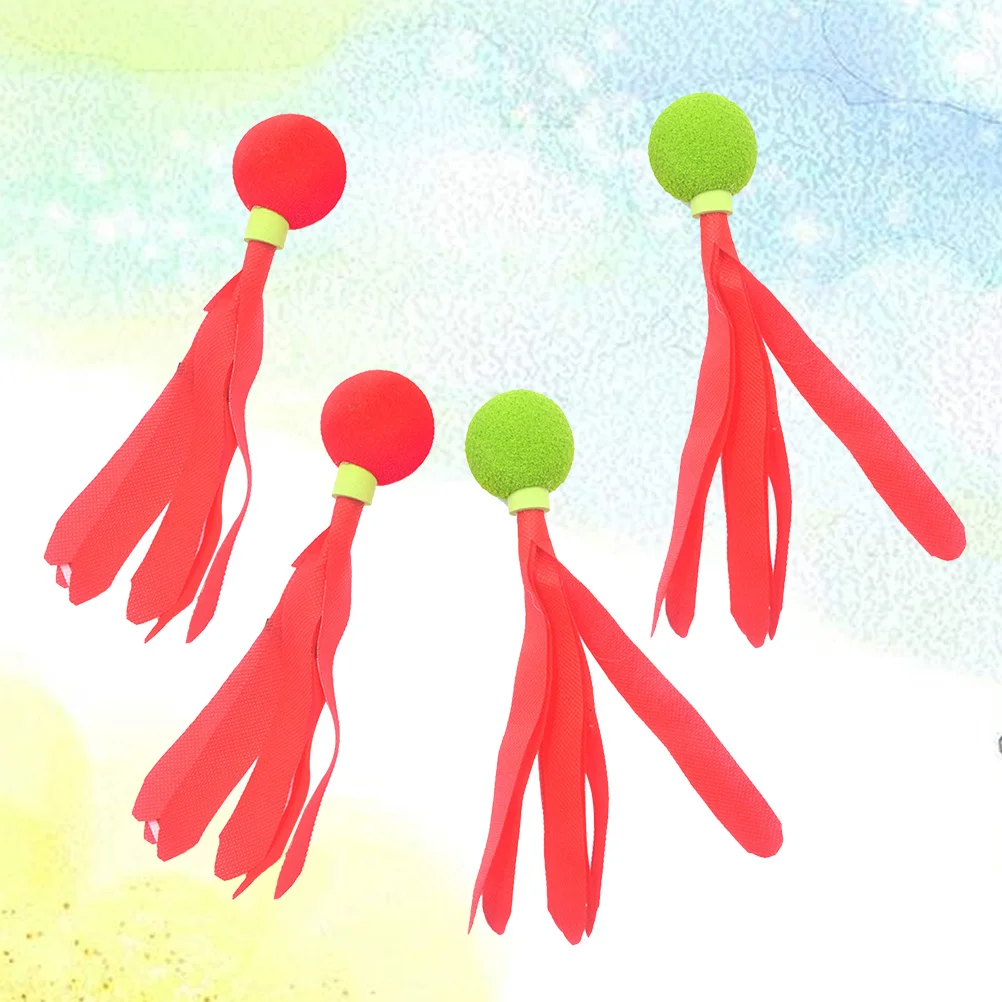 

4Pcs Colored Jianzi Balls Premium Bouncy Paddle for Adults Outdoor Indoor Game Beach Park Activity Exercise